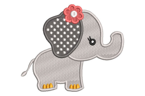 Baby Elephant with Flowers: A Designer's Review