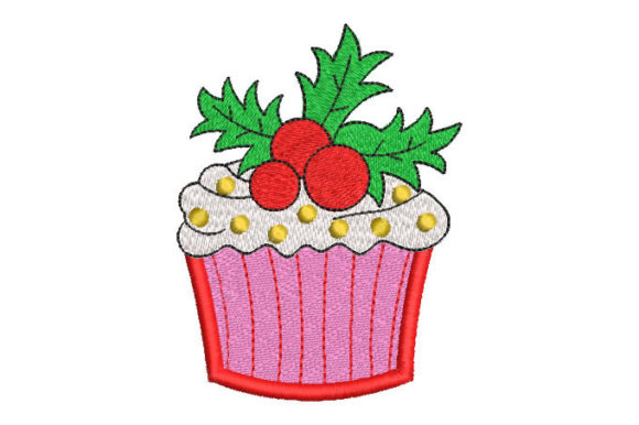 Bringing Christmas Cake to Life on a Boutique Sweatshirt
