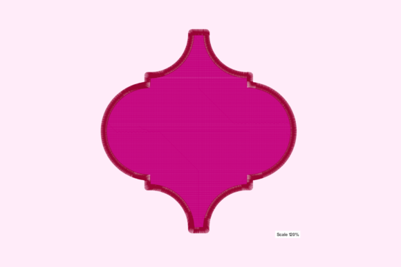 Pink Arabesque Tile: A Seasonal Embroidery Review